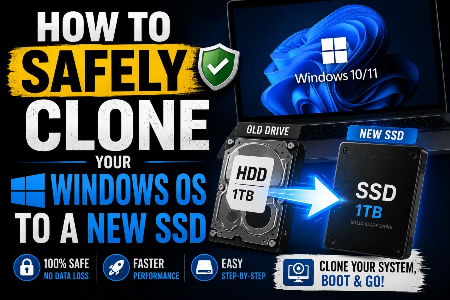 How to Safely Clone Your Windows OS to a New SSD - Click Master Academy how-to guide