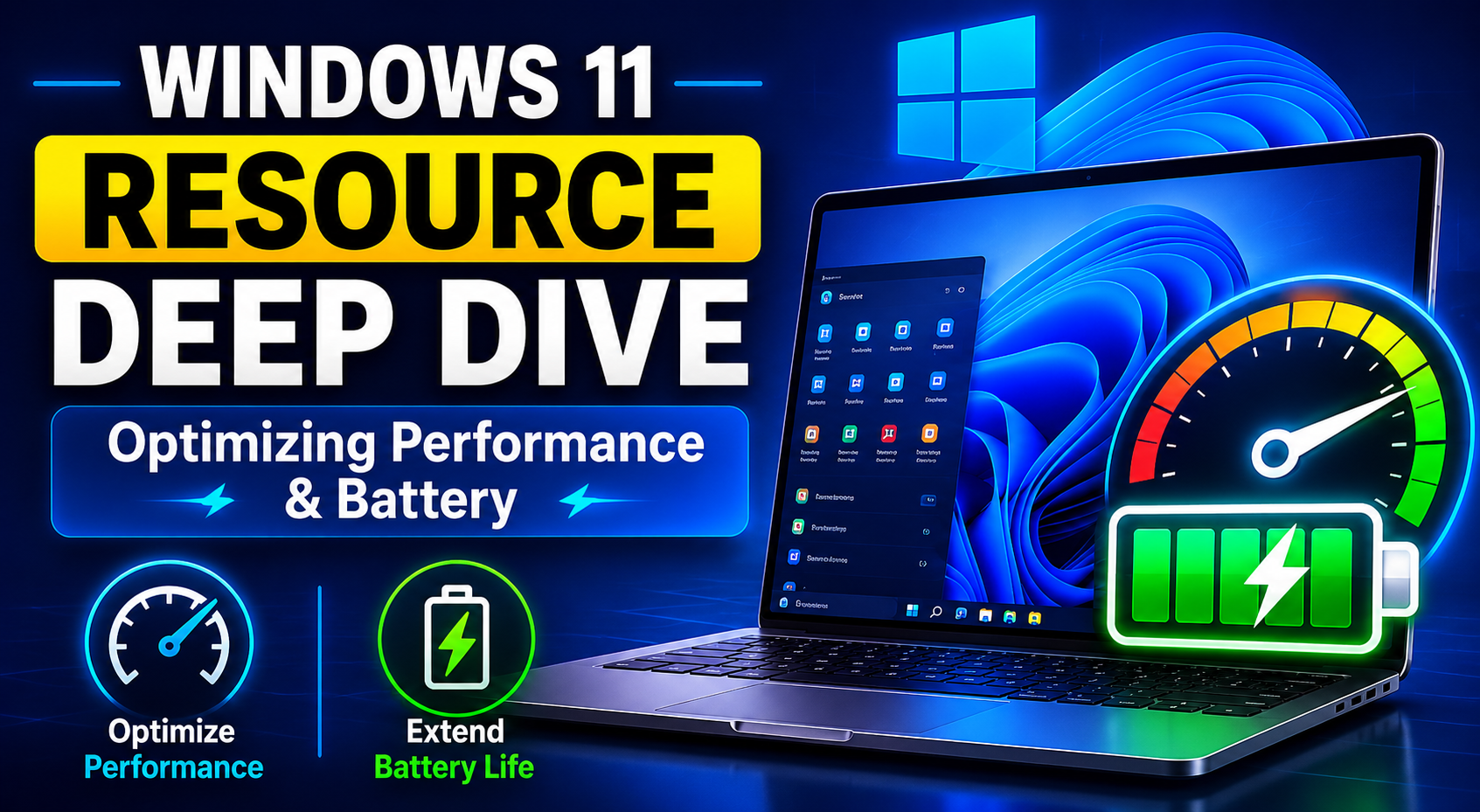 Windows 11 Resource Deep Dive: Optimizing Performance & Battery - Click Master Academy how-to guide